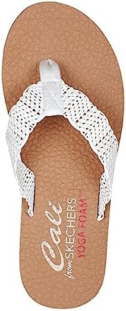 Skechers Women's Flip-Flop, White, 11 | Image 3