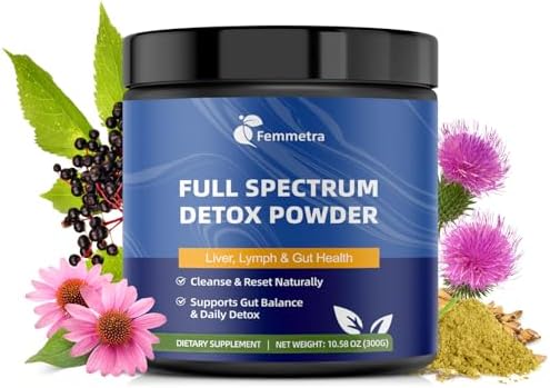 29-in-1 Full Body Detox Powder with Milk Thistle | Potent Earthy Taste from Natural Ingredients | Liver & Digestive Support Supplement | 30 Servings