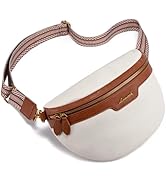 LOVEVOOK Fanny Packs for Women Cross Body, Vegan Leather Belt Bag for Women, Waterproof Sling Pur...