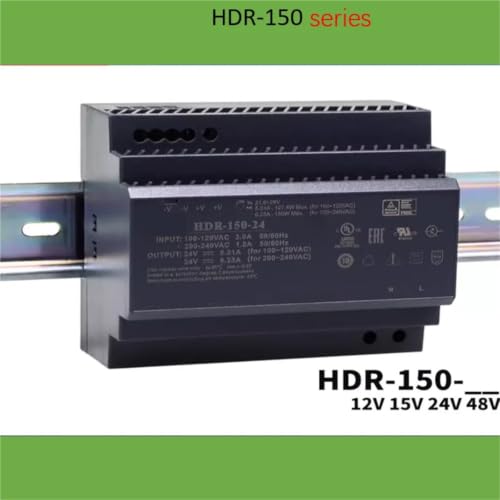 Pilote LED sur Rail HDR-150 transformateur multi-tension stable