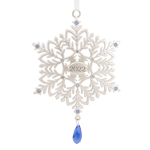 Hallmark Premium Snowflake 2022 Christmas Ornament, Metal #TOP26