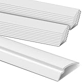 Maasechs 20 Pack Window Glazing 36' Snap in Vinyl Window Glazing Bead Frame Seal Snap Vinyl Trim Weather Resistant for Home Commercial Use (White)