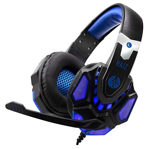 Fone de Ouvido Headset Gamer Over-ear 7.1 Led Haiz Hz-2021 - Azul