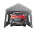 10x20 ft Outdoor Canopy Carport Portable Car Tent Garage Heavy Duty Outdoor Canopy with Sidewalls, Outdoor Large Storage Shed Truck Tent Car Tents for Camping SUV, Grey