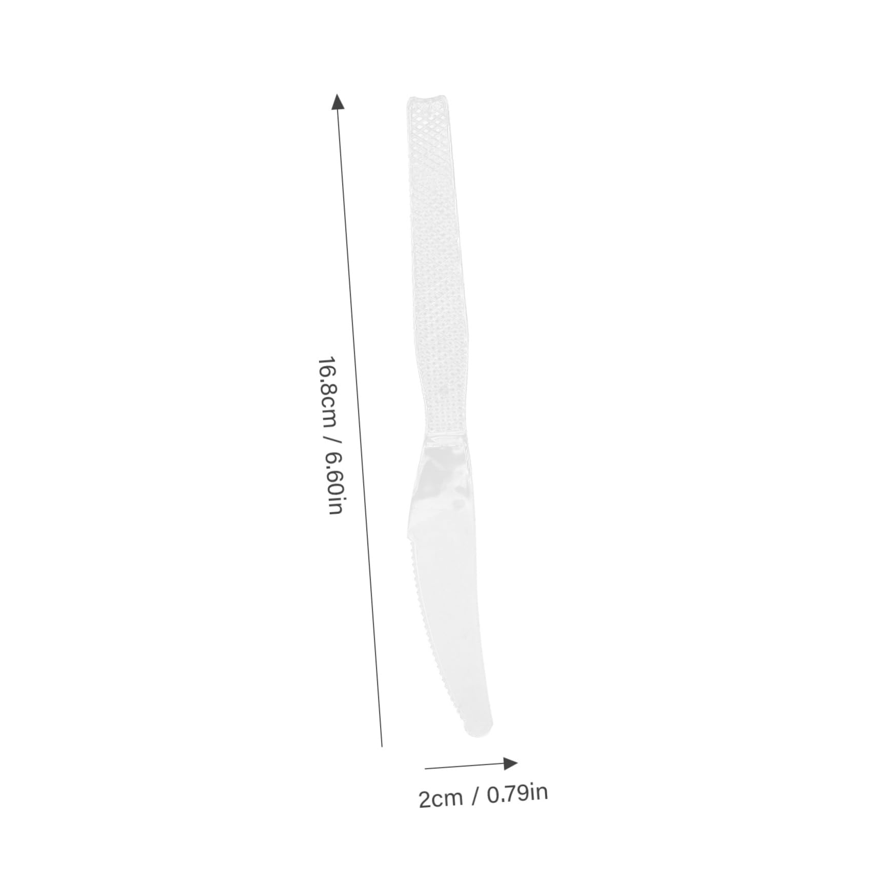 Beavorty 2sets Disposable Plastic Cutlery Transparent Party Utensils for Includes Spoons Forks and Knives for Catering Events and Everyday Meals