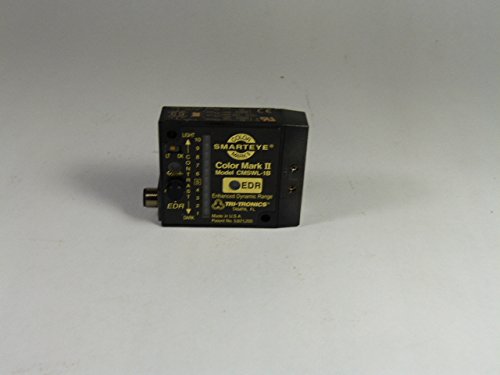TRI-TRONICS CMSWL-1BF1 10 MS Pulse Stretcher, 12-24 V DC, 85 MA, FIBEROPTIC - 1/4"-3/8" Proximity / 1/2"-3" OPPOSED, PHOTOELECTRIC Sensor, Polarity Protected, SMARTEYE COLORMARK II, White LED