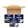 TENA Men Protective Incontinence Guards for Men, Maximum Absorbency, 144 Count