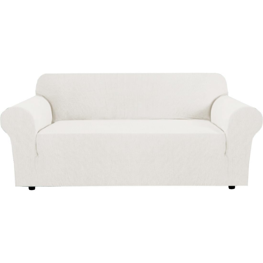 Photo 1 of H.VERSAILTEX Sofa Slipcover - Porcelain White, 72"-88" Wide