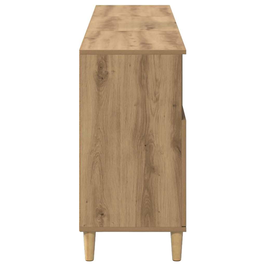 Zestaw 3 komodów, dąb Artisan, 60 x 35 x 70 cm, materiał drewnopochodny, nowoczesne wzornictwo, miejsce do przechowywania do jadalni, salonu, kuchni, uniwersalna szafka do przechowywania
