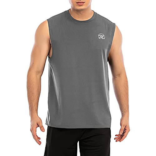 MEETWEE Camisetas Tirantes Hombre, Camisa sin Mangas de Malla Deportes Tank Top para Gym Fitness Running Ciclismo