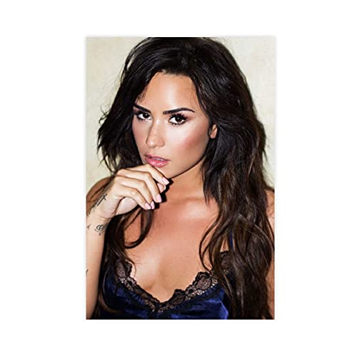 Actor-American Pop Rock Singer Demi Lovato Star Poster 01 Canvas Poster Wall Art Decor Print Picture Paintings for Living Room Bedroom Decoration Unframe-style112Ã—18inch(30Ã—45cm)