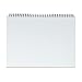 Maruman MNEMOSYNE Notebook 8.66 x 11.69 Inches (Horizontal A4), 5mm-squared, 70 Sheets (N180A), black