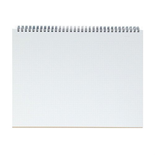 Maruman Mnemosyne Spiral Notebook, Horizontal A4, 8.27"x11.69", 5mm Grid by Maruman - Image 3