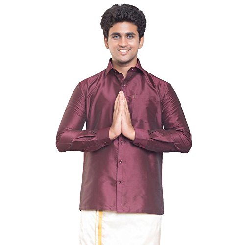 Image of THANGAMAGAN Men's Regular Fit Shirt