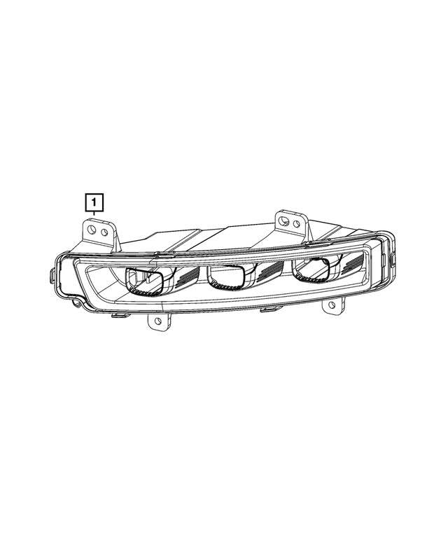 Front Fog Lamp, Right