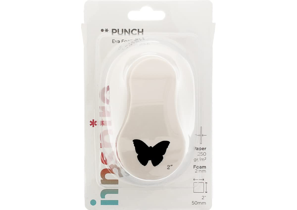 INNSPIRO Eva Foam Punch Farfalla Punch Punch 50 mm Fustella per Scrapbooking fai da te Artigianato Creazione di Carte