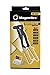 Magnelex Pop Rivet Gun with 70-Piece Rivet Set and Nozzle Wrench. Contractor Grade Hand Riveter. 4 Different Nozzles Included.