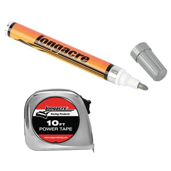 Cinta métrica para neumáticos Longacre con marcador plata