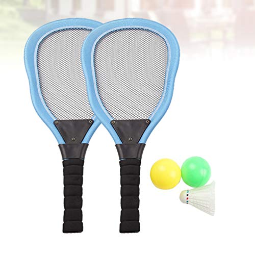 Conjunto de raquete de tênis infantil Wakau, raquete infantil de plástico para badminton, raquete in