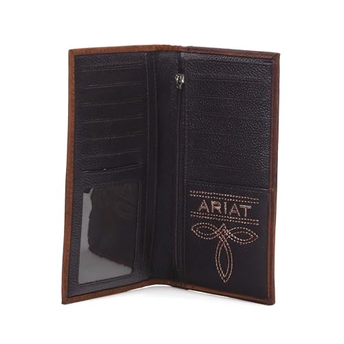 ARIAT Rodeo Wallet Emboss Corner Logo Brown One Size4