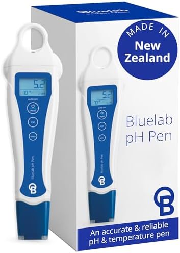 Bluelab PENPH pH Pen Fully Waterproof Pocket Tester, Easy Calibra...