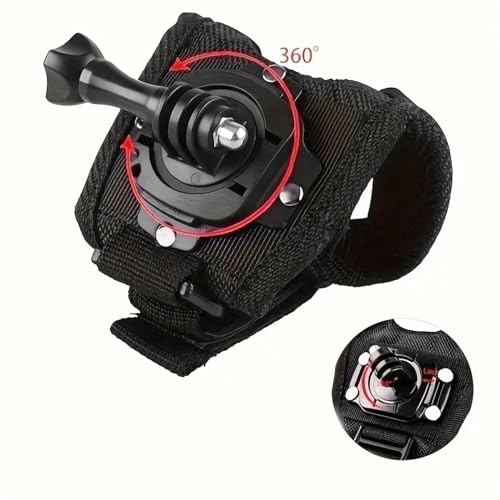 Soporte Cámara Deportiva Mano, Soporte Giratorio de Mano para Cámara Deportiva, Apto para VLOG, Compatible con GoPro Hero 13/12/11/10/9/8/7/6/5, dji Osmo Action 3, Insta 360 One. - imagen 3