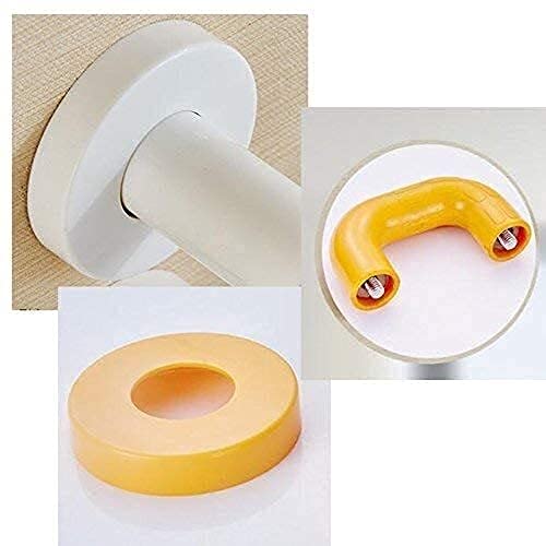 Barre d'attraction pour toilette barre de sécurité wc PMR jaune