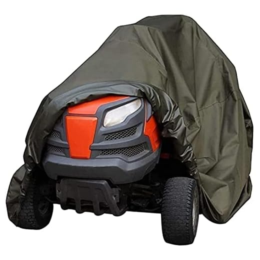 Gräsklipparskydd, Gräsmattorkåpa Vattentätt Oxford-tyg För Kraftigt Vatten Och UV-mögel, Dammtät För Trädgård Utomhus Skyddsöverdrag (Color : Green, Size : 245x50x140cm)