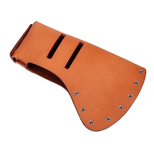 Funda portátil de cuero con cierre seguro anticaídas para montaña