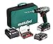 Metabo Akku-Bohrschrauber BS 18 – 602207930 – 18 V – Mit 32-teiliger Bit-Box – Inklusive zwei Akkus und Ladegerät