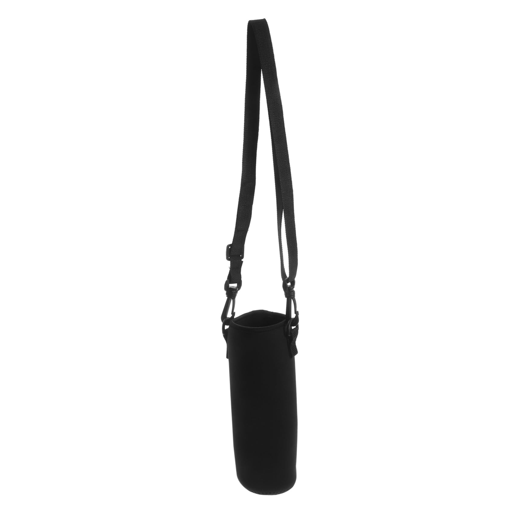 Toyvian juego de tazas bolsa manga botella de bebida agua portabotellas tapa de botella de aislamiento paño de buceo Negro