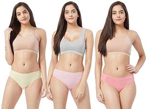 Image of Fruit of the Loom Women's Bikini(Colors and Prints May Vary) (Pack of 3)