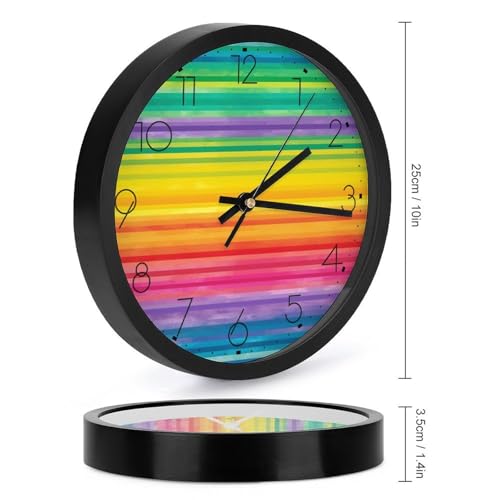 Horloge murale numérique à piles grand format design moderne