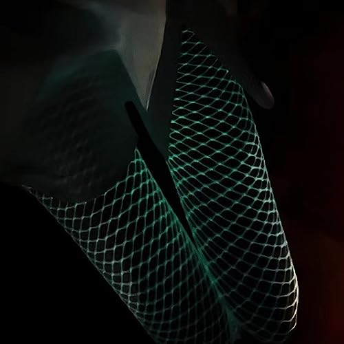 Socks,Women High Waist White Fishnet Tights Tights Glow in the Dark Fishnet Stockings Leggings Glowing Fishnet Socks3