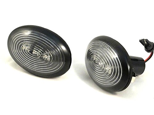 Oem Fit Black Clear Side Marker With Amber Led Lamp For Mini Cooper Mk Ii R56 2007~2013 #TOP2