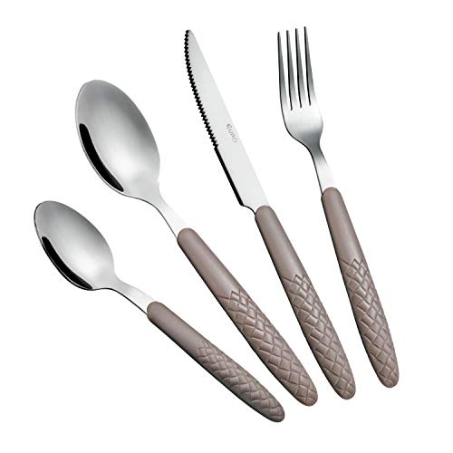 Conjunto com 24 Talheres varanda Gourmet Diamond Fendi, TAL9836-FD, Euro Home