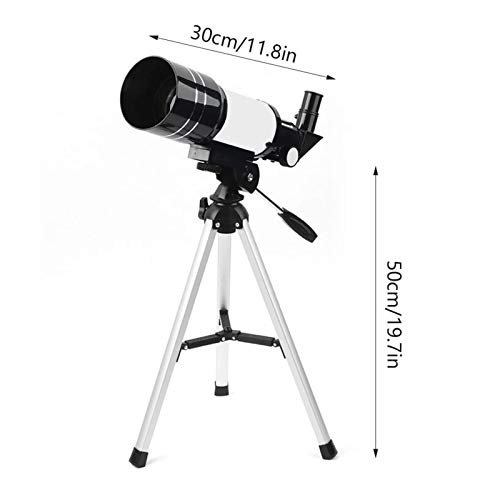 Telescopio astronómico para principiantes con trípode ajustable miniatura 6