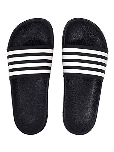 Image of AADI Men's Synthetic Leather Daily Casual Sliders /Flip Flop & Slippers