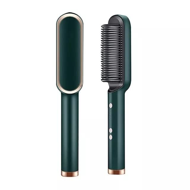 SAKLRA MART Hair Straightener Electric Comb Brush For Men, Women, Girls And Hair Straightening, Fast Smoothing Comb With 5 Temperature Control 45 Watt, Multicolour