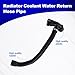 ZyloPlinx Radiator Coolant Water Return Hose Pipe Fits for Volvo S60 S80 V70 XC60 XC70 XC90 2007 2008 2009 2010 2011 2012 2013 Part Number 30774513, Black
