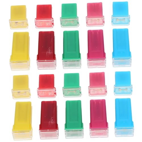 Kit Cabilock de 20 fusibles micro para uso automotriz: protección integral de circuitos, fácil reemplazo e instalación, rendimiento confiable y compatible con fusibles para auto miniatura 1