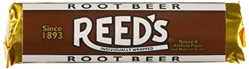 Reedâ€™s Root Beer Candy Rolls | Traditional Root Beer Hard Candy | Creamy Root Beer Flavored Old-Fashioned Reedâ€™s Candy Brought To You By Iconic Candy | 24 Count