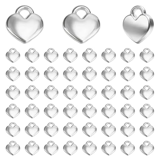 PH PandaHall 200 colgantes de corazón de amor, mini dijes de corazón de metal plateado para hacer gargantillas, collares, pulseras, aretes, joyas, accesorios de bricolaje para boda, San Valentín | Ya disponible en tu tienda friki favorita! En mundofriki.es!