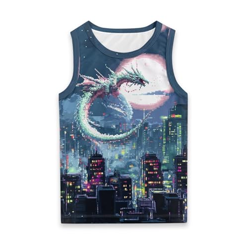 Tank Tops for Boys Casual Stylish Sleeveless Shirt Kids Lightweight Comfy Summer Basic Soft Workout Outfits