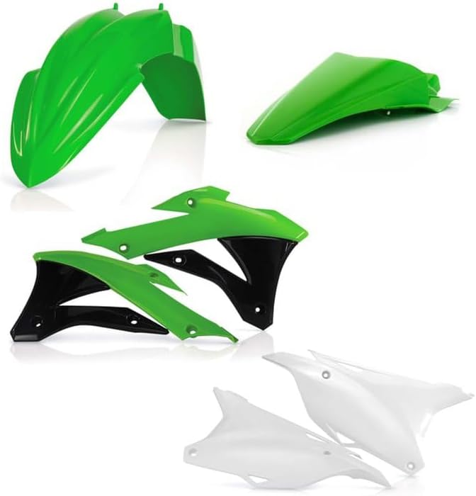 Acerbis Plastic Kit (2014 OEM Colors) for 14-19 Kawasaki KX85, one Size (2374105135)