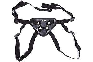 Didlos Women Black Strapless Harness Lingerie With Adjustable Belt