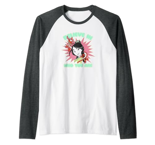T-shirt Mulan et Mushu Believe In Who You Are le vêtement inspirant pour adulte