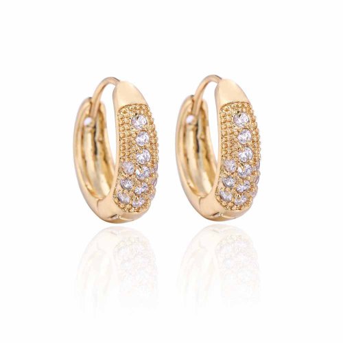 Vktech New Fashion Silver Plated Multi-thread Earrings Ear Studs (Style A)