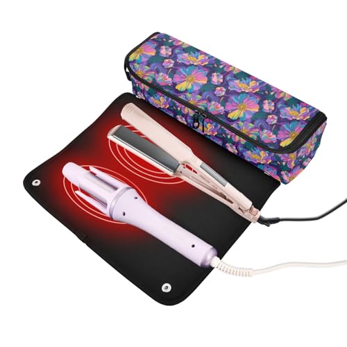 Bolso de viaje resistente al calor para herramientas de cabello miniatura 2