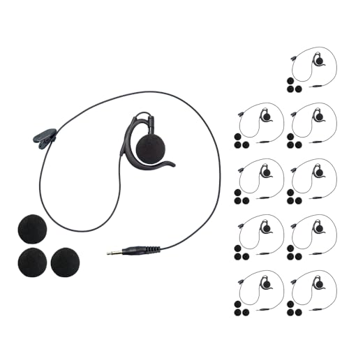 BLUE CENTURY �u���[�Z���`�����[ �������[�J�[ ���菬�d�� �g�����V�[�o�[ DJ-PX5/PX7/PX10 �Ή� EME-67B�݊��i 3.5mm ���m�����C���z�� �\���C���[�p�b�h�t���t (�I�[�v���C���[�^�yA025NM�z) (10�{)